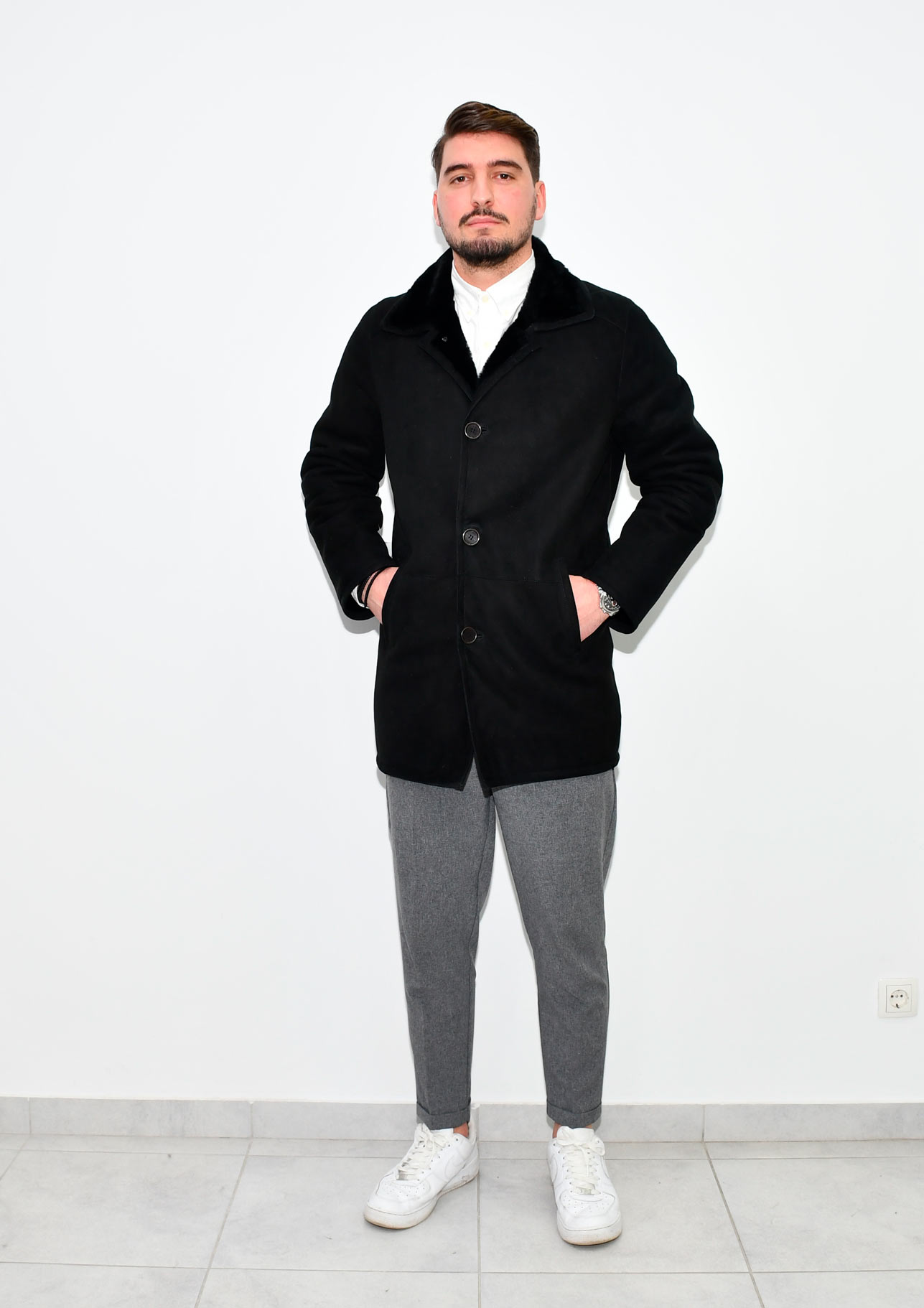 1 jacket Mutton black all size 580e