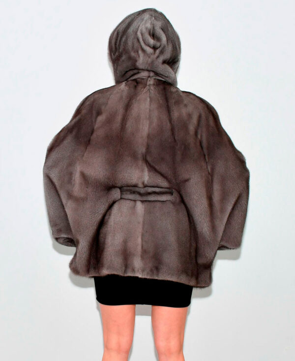 Куртка норка  двойной капюшон 70 cm Frost