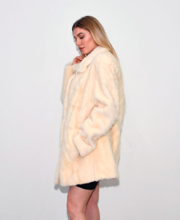 Midle fur coat  Mink  80cm Perla