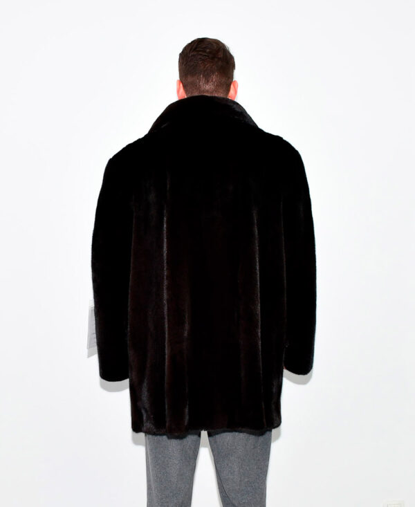 Coat mink Blacknafa 90cm Black