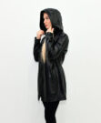 Женская кожаная куртка BLACK SLIM FIT JULI
