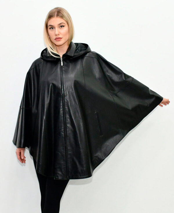 Женская кожаная куртка BLACK KAΠΑ
