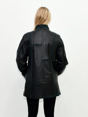 Женская кожаная куртка BLACK BZ 108