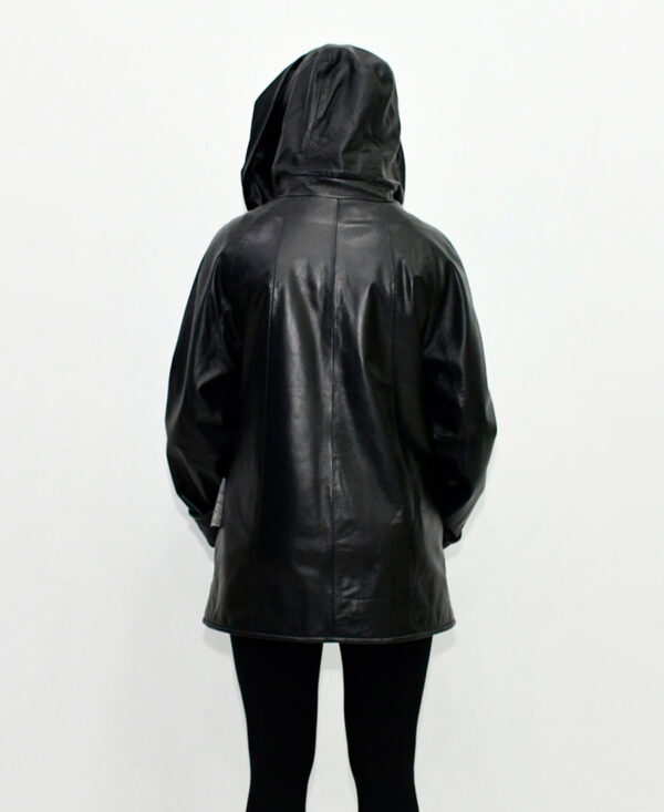 Женская кожаная куртка BLACK 3125