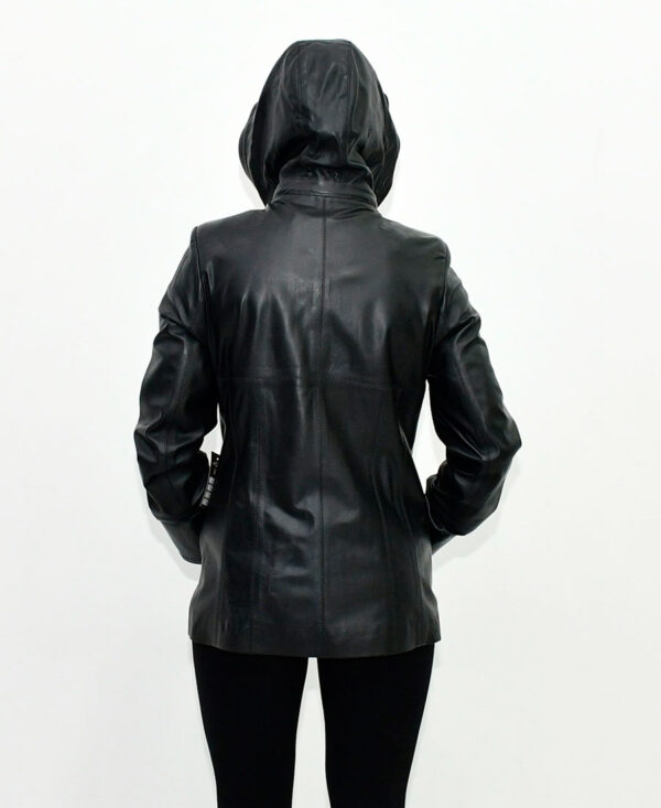 Женская кожаная куртка BLACK GIOLANTA