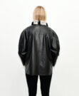 Женская кожаная куртка BLACK MONNO-2 G