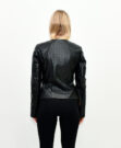 Женская кожаная куртка BLACK S 01