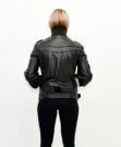 WOMEN'S LEATHER JACKET BROWN O8
