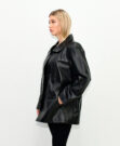 Женская кожаная куртка BLACK 4618
